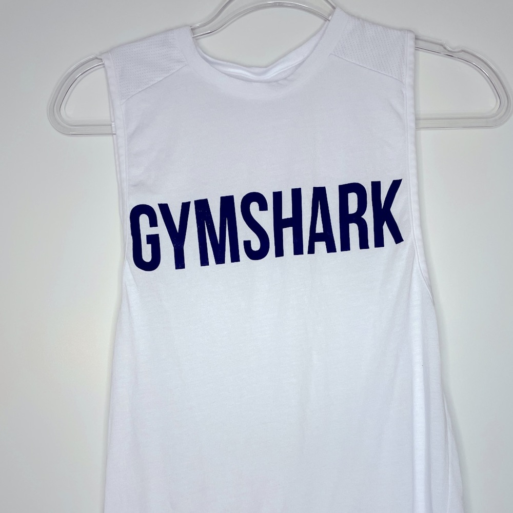 Gymshark Training Oversized Tank - White - Small
